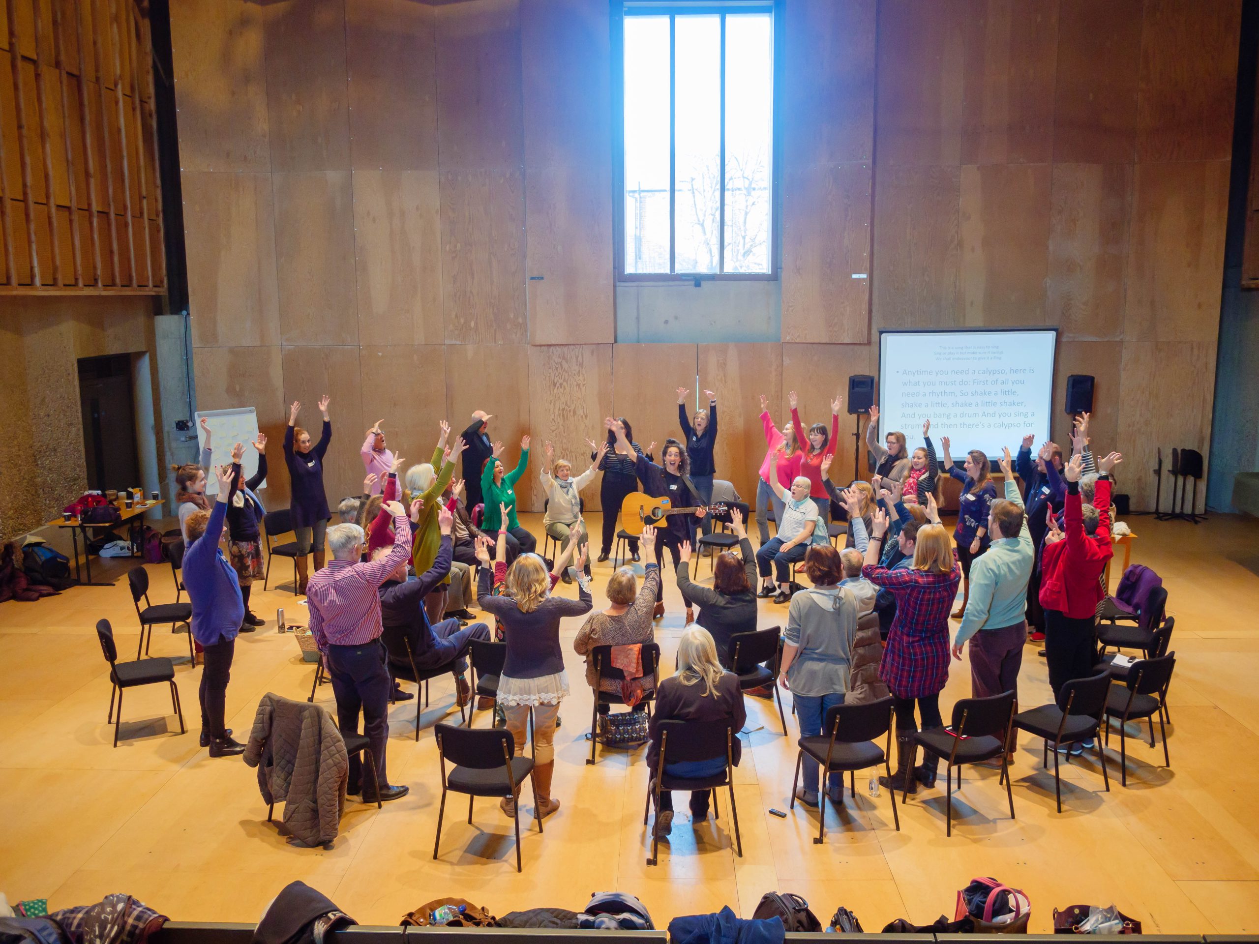 Singing to Beat Parkinson's training workshops at Snape Maltings